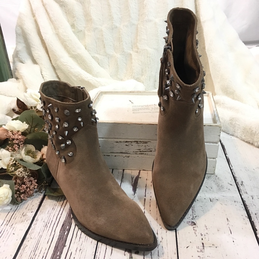 Sam edelman avril studded bling ankle boots nwob - Picture 3 of 8